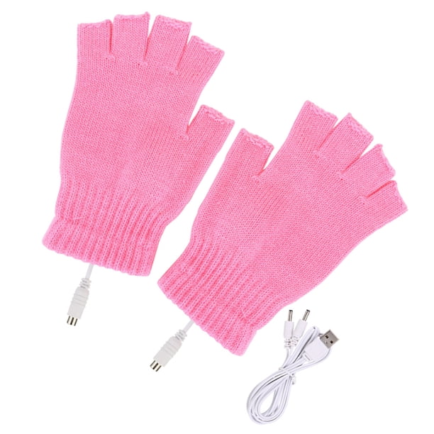 Guantes de calefacción eléctrica para hombres y mujeres mitones de punto recargables para deportes de esquí Sywqhk Para Estrenar