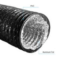 thumbnail image 3 of Uxcell 5Inch 16.4Ft Flexible Aluminum Ducting, Dryer Vent Hose Air Ducting Black, 3 of 6