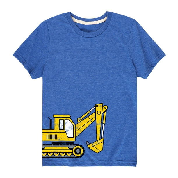 Instant Message - Excavator Right - Youth Short Sleeve Tee - Walmart ...