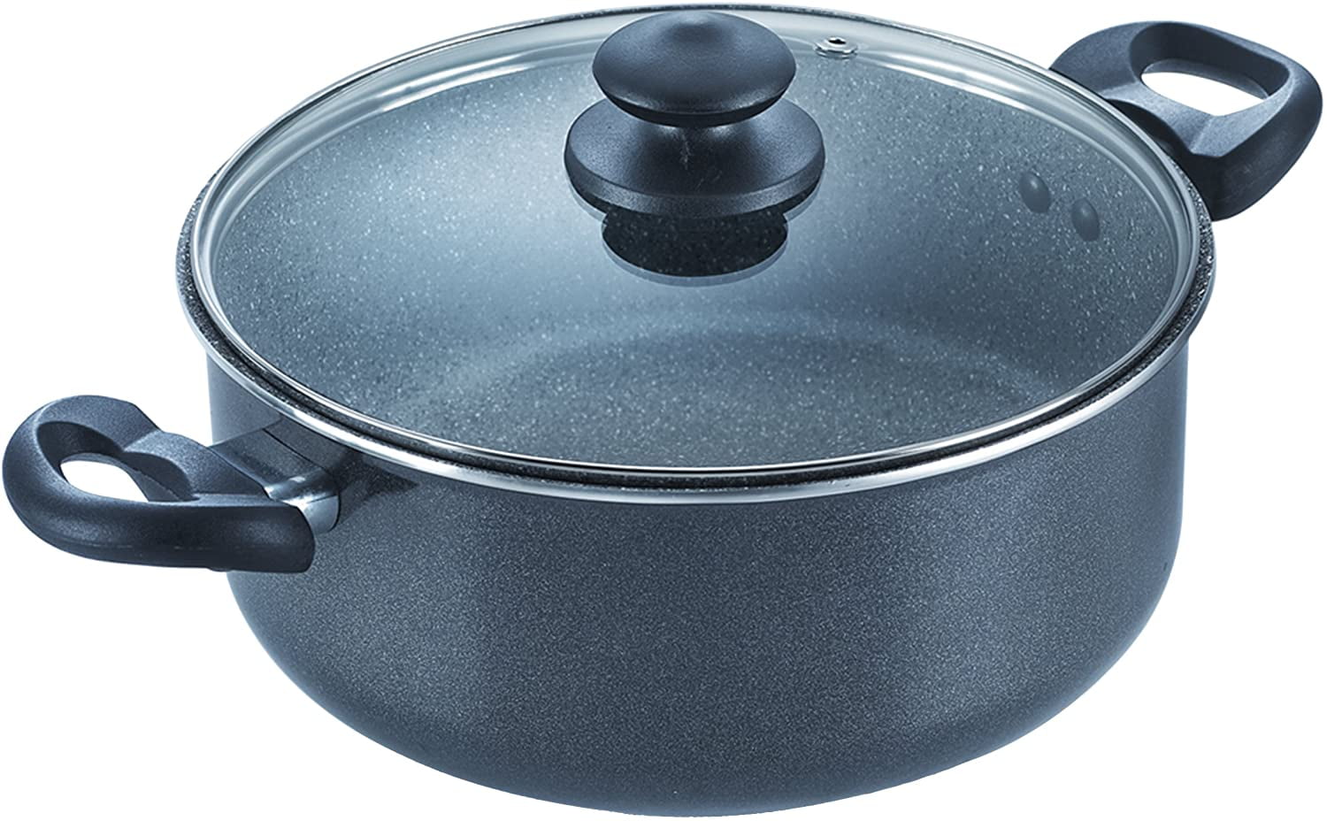 Prestige Omega Deluxe Granite Fry Pan with lid 280 mm - Chotidukaan