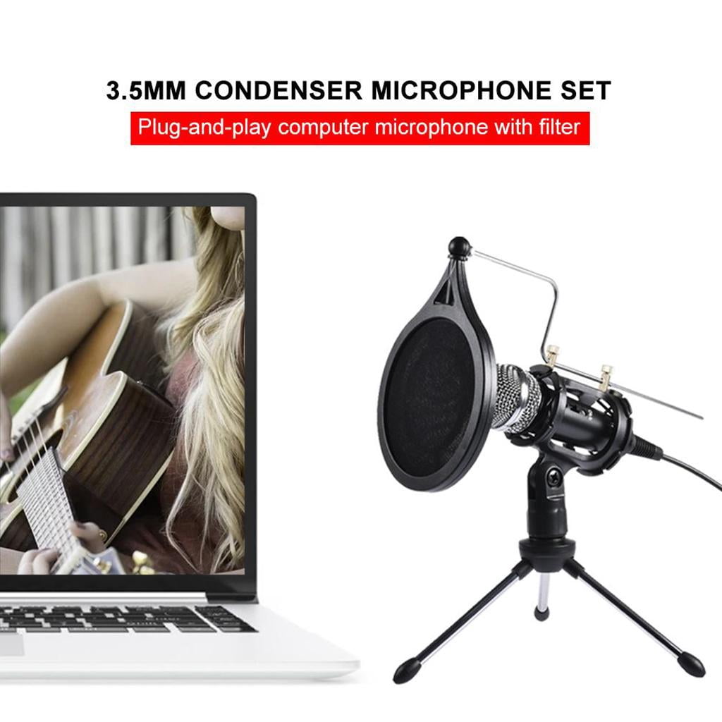 Oasiva PC Computer Laptop Singing Gaming Streaming Recording Studio Video Microphone