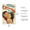 thumbnail image 2 of Outcast Lady - Starring Constance Bennett Herbert Marshall - Vintage Film Movie Poster c.1935 - 8 x 12 inch Vintage Metal Tin Sign, 2 of 4