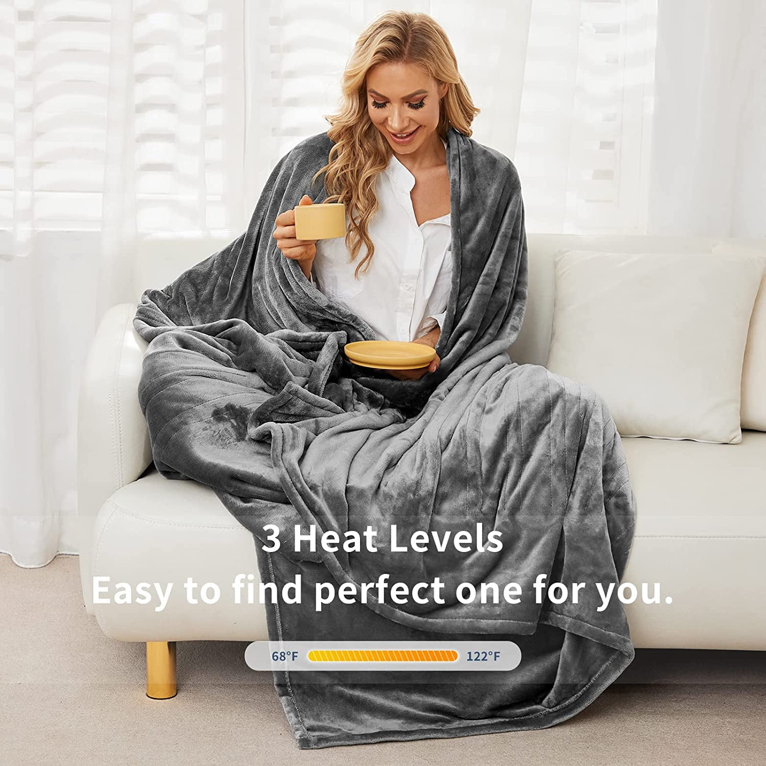 Couverture Chauffante Électrique Taille Complète 50 Pieds' x 60