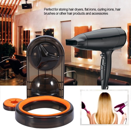 Universal Wall Mounted Hair Dryer Holder Rack Comb Storage Stand