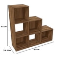 thumbnail image 5 of Mueble Organizador de 6 Cubos Madik Escalera Multiusos Café Nuez, 5 of 5