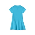 thumbnail image 3 of HAJWOH Girls Short Sleeve Summer Polo Shirt Dress Kids Casual Pleated School Uniform Polo Dresses Light Blue 6-7 Years, 3 of 3