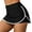 Black, variant on Women's Athletic Swim Skirt Swimwear Dress with Bulit-in Brief Bottom