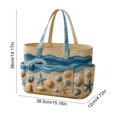 thumbnail image 3 of Quilted Tote Bag,Multi-Pocket Shoulder Bag Large Capacity Handbag for Women,Beach Shopping Bag for Travel and Daily Outings, 3 of 6