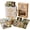 White, variant on Holy Card Album – Leather Prayer Card Holder with 13 Assorted Catholic Cards for Daily Devotion