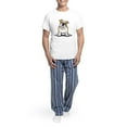 thumbnail image 5 of CafePress - Cute English Bulldog Men's Light Pajamas - Men's Light Loose Fit Cotton Pajama Set, 5 of 7