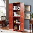 thumbnail image 3 of Freestanding Storage Cabinet 72.4 Inches Tall with 8 Doors and 4 Shelves Suitable for Home Office and Dining Needs, 3 of 16