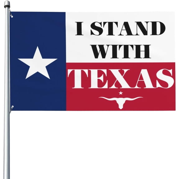 4x6 I Stand With Texas Flag Dont Mess With Tx Flag We Stand With Texas Flag Close The Border Flag With 2 Metal Eyelets No Flagstand