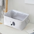 thumbnail image 3 of Extra-Large Fabric Storage Basket, Collapsible Cloth Organizer for Blankets or Toys, 3 of 6