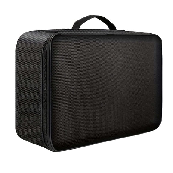 Fireproof Document Storage Bag with Secure Lock Portable Home File Organizer for Laptops Certificates and Important Papers