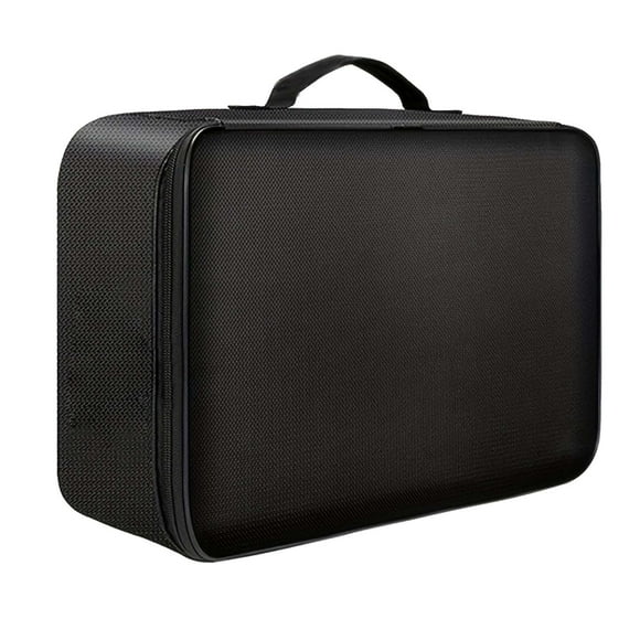 Document Storage Box With Lock 3 Fireproof Zipper Document Portable Home Storage Bag Suitable For Laptops Documents Certificates(1 PC)
