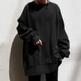 thumbnail image 2 of Timegard Sweatshirts for Women Plus Size Crewneck Pullover Drop Shoulder Long Sleeve OversizedTops, 2 of 6