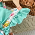 thumbnail image 5 of Girls Ruffles Fly Sleeve Prints Romper Bodysuits Dress Soft Dailywear 3-6 Months, 5 of 6