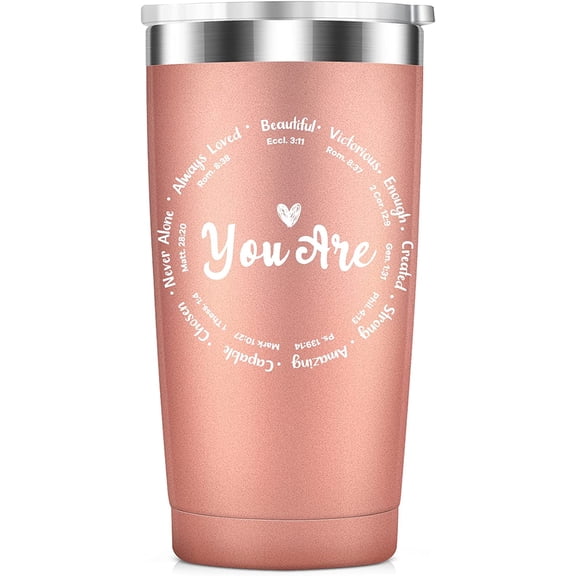 Christian Gifts For Women - Birthday Christmas Gifts for Women, Inspirational Religious Gifts Idea, Gifts for Women, Friend, Mom, Daughter, Coworker, Pastor, Besties, 20Oz Bible Faith Tumbler
