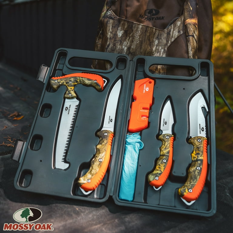 Mossy Oak Hunting Cleaning Kit - Stainless Steel Blades - Walmart.com