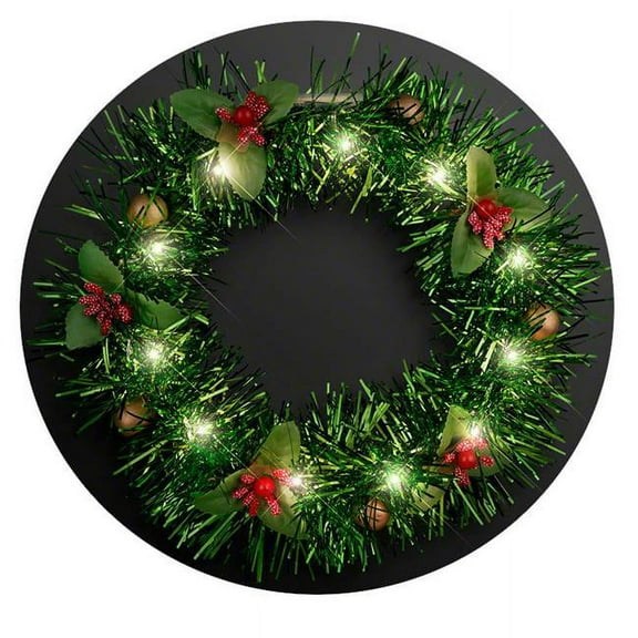 Blinkee LUCCWCWH Light Up Christmas Wreath Crown Headband