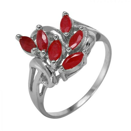 Foreli 1.5CTW Ruby And 14K White Gold Ring MSRP$2880.00