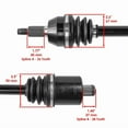 thumbnail image 2 of for Polaris RZR XP 1000 / RZR XP 4 1000 EPS 14-16 Front and Rear CV Joint Axles, 2 of 4