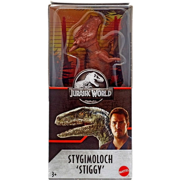 Mattel Stygimoloch Stiggy Jurassic World Dino Rivals Action Figure, Plastic