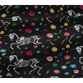 thumbnail image 5 of oneOone Cotton Poplin Navy Blue Fabric Skull Craft Projects Decor Fabric Printed By The Yard 42 Inch Wide-aB, 5 of 5