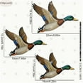thumbnail image 3 of 3 PCS Mallard Duck Nursery Decor Duck Wall Art, Wooden Wall Decoration, Rustic Green Drake Art Signs, Flying Birds Hanging Decor for Bedroom Living Room, 3 of 4