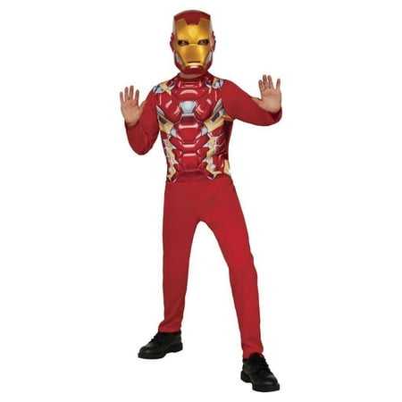 Iron Man Civil War Boys Halloween Costume Size Medium