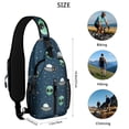 thumbnail image 5 of Tropical Watermelon Sling Backpack with Cute Summer Fruit and Geometric Print – Lightweight Crossbody Shoulder Bag Featuring Breathable Padding, Secure Zippers, Reversible Strap, Perfect f, 5 of 5