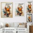thumbnail image 4 of Designart "Fragmented Perspectives in Cubism I" Abstract Floater Framed Canvas Print, 4 of 7