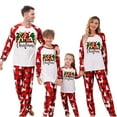 thumbnail image 5 of Conjuntos familiares a juego de Naughtyhood, mono informal estampado navideño, ropa para el hogar, pijamas navideños unisex para niños, pijamas familiares, pijamas navideños., 5 of 5