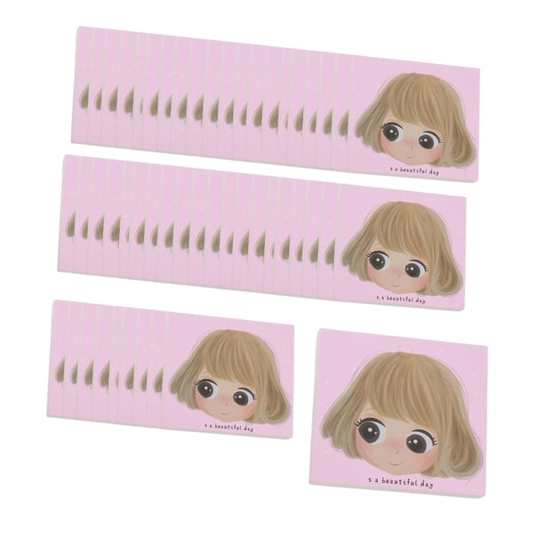 50 tarjetas de exhibición para pinzas de pelo, soporte para exhibición de joyas, tarjetas para sujetar lazos de pelo Estilo D