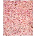 thumbnail image 5 of SAFAVIEH Rio Cassandra Confetti Polyester Shag Area Rug, Ivory/Pink, 8' x 10', 5 of 7