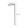 thumbnail image 2 of Uxcell 1/8" Hex Wrench, L Shaped CR-V Repairing Tool 5 Pack, 2 of 5