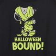 thumbnail image 3 of Peanuts - Halloween Bound Glow In The Dark - Women's Lightweight French Terry Long Sleeve Shirt, 3 of 6