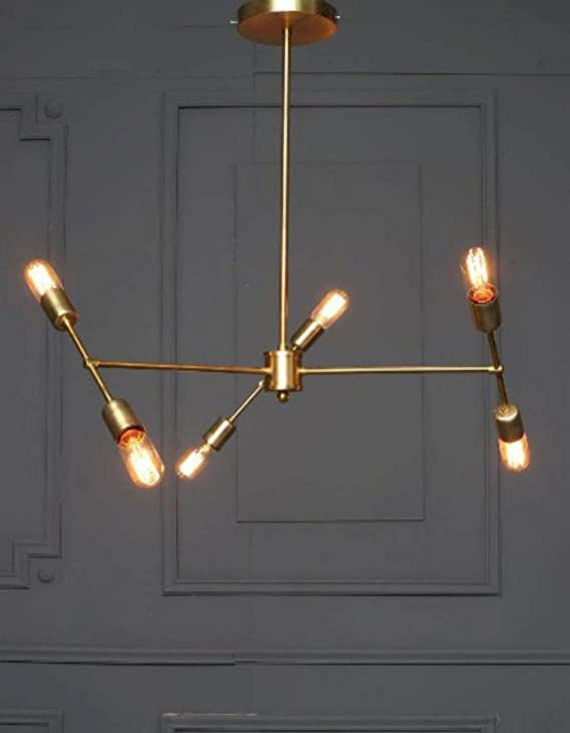 Handmade Pendant Light Chandelier Edison Restoration Industrial style minimal g0eometric chandelier for Bedroom