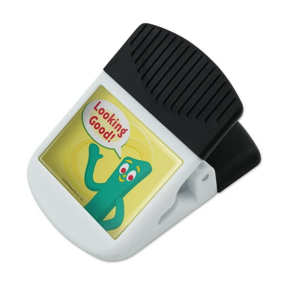 Looking Good! - Gumby Refrigerator Fridge Magnet Magnetic Hanging Hook Note Snack Clip