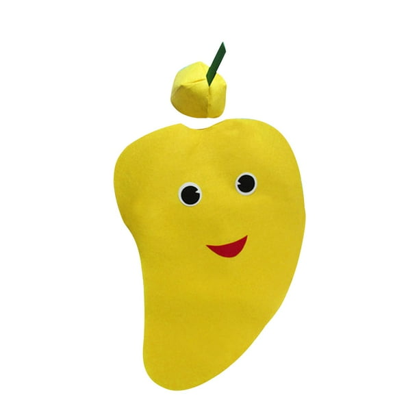Disfraz de fruta para adulto, tela no tejida, disfraz de fantasía, disfraz de cosplay unisex novedoso mango
