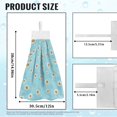 thumbnail image 7 of ZIATUBLE Daisy Hanging Kitchen Towel Reusable Hanging Dual-Purpose Hand Towel Lightweight Hand Towels for Bathroom Set of 3 Absorbent Hanging Dish Towels Elastic Hanging Dish Towels, 7 of 7