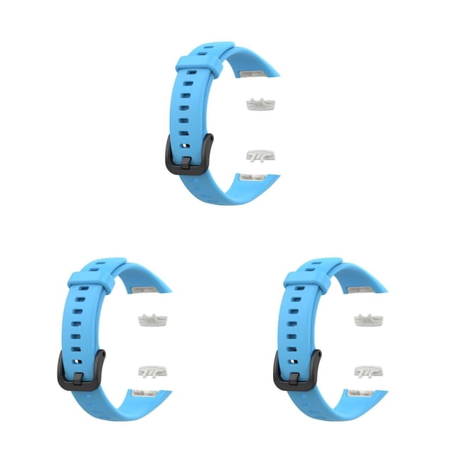 Inteprter Correa de reloj Correa de silicona de repuesto resistente al agua ajustable antiarañazos Correa de reloj resistente al desgaste Azul Type1 NO1