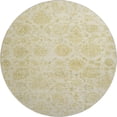 thumbnail image 2 of Addison Rugs Mayfield Premium Machine Washable Transitional Damask Gold Round Rug, 8' x 8', 2 of 6
