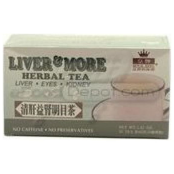 Liver & More Herbal Tea 20 Tea Bags Caffeine Free Liver Eyes and Kidney Health