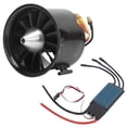 thumbnail image 4 of Conjunto de ventilador con conductos edf de motor de 2600kv, Motor Qx de alta dureza 70 mm conjunto edf estable de alta eficiencia para avión rc, 4 of 7