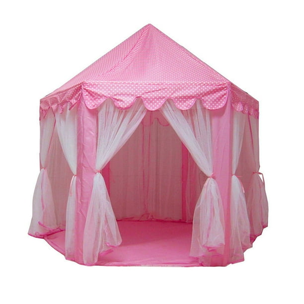 Tienda De Campaña De Juguete Grande Para Niños, Soporte Plegable De PVC, Casa De Campaña De Juegos Para Niños De Tela Suave Con Espacio Grande