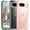 Clear, variant on Google Pixel 8 Clear Case, 20X Anti-Yellowing, Built-in 4 Airbags, 10FT Military Protection, Tempered Glass Screen Protector, Slim Fit