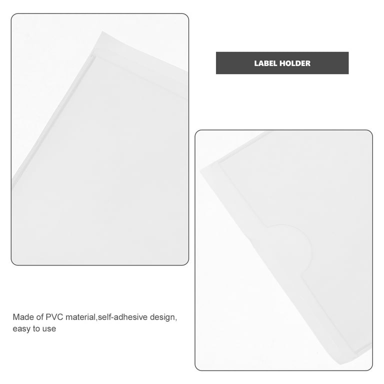 12 Pcs Card Sleeves Self Adhesive Index Card Pockets Self-adhesive Index  Card Pockets - Walmart.com