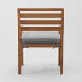 thumbnail image 4 of Fauteuil de Jardin Extérieur en Bois d'Acacia et Pouf - Marron, 4 of 8