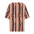thumbnail image 4 of Button Down Shirts for Women Summer 2026 Boho Floral Printed Short Sleeve Tops Cottn Linen Beach Vacation Blouses, 4 of 5